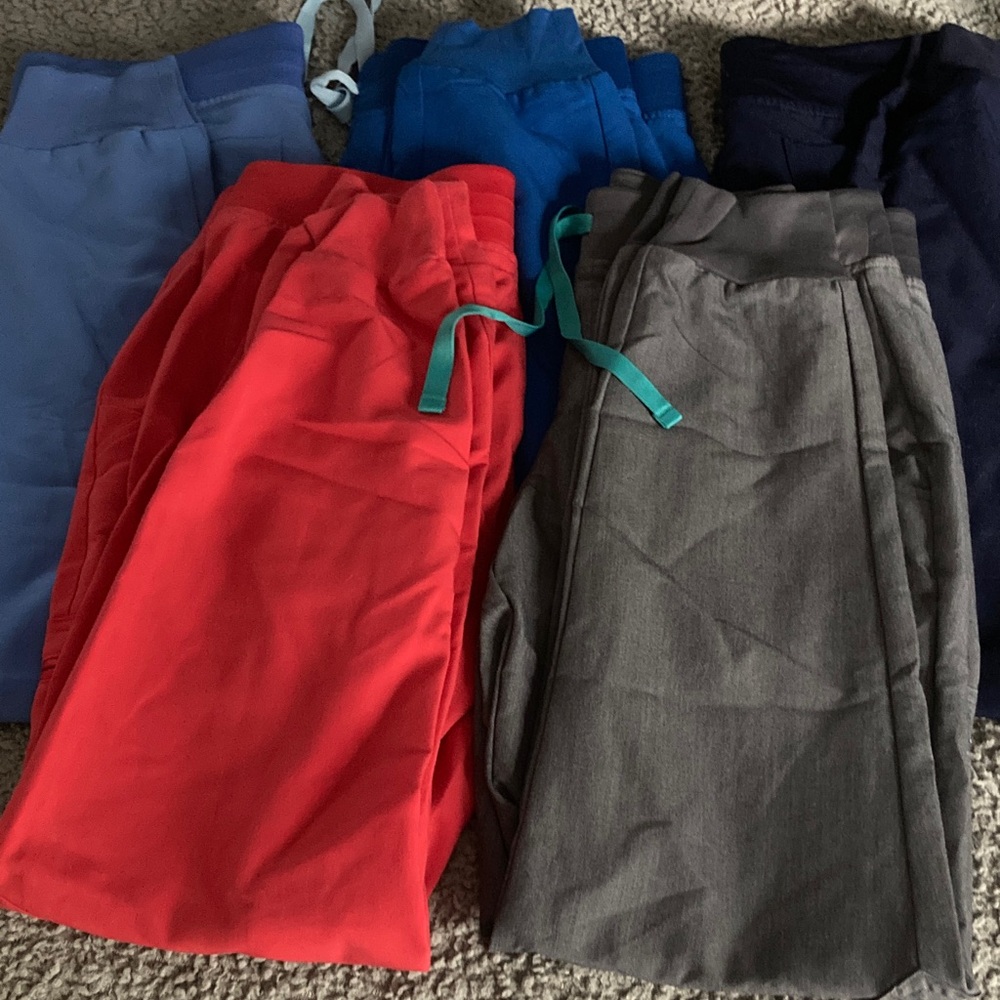 Figs Sweatpants & Joggers - Red, Blue, Gray